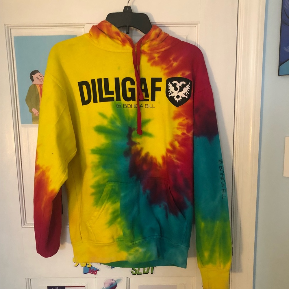 DILIGAF Tye-Dye Hoodie